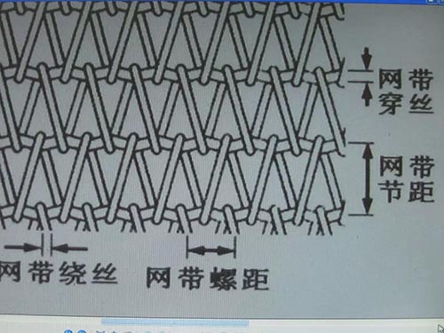 网带图样